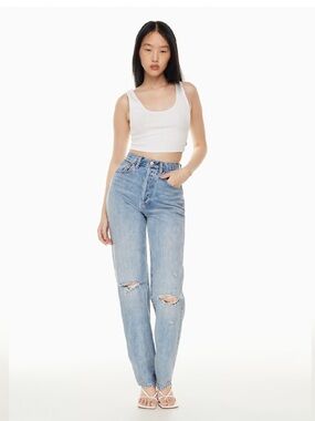 Aritzia Denim Forum The Joni High Rise Loose Jeans Relaxed Size 27